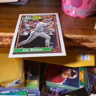 1992 topps all-star cal Ripken jr baseball card 