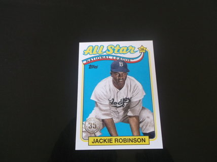 2024 Topps Series 2  1989 Topps  All-Stars  JACKIE ROBINSON  insert card # 89asb - 44  dodgers