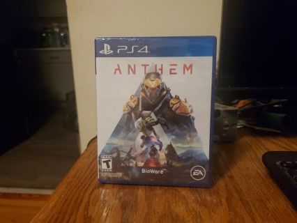 Anthem PS4 Brand New Factory Sealed