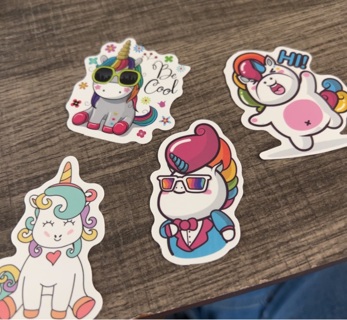 Unicorn stickers 