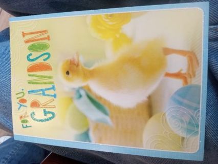 Beautiful Grandson Easter card