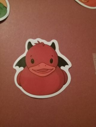 Devil duck sticker #49