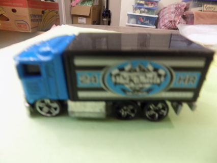 Vintage Hot Wheel 1998 Delivery Express Truck blue and black