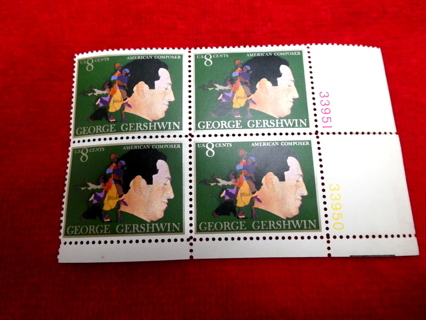  Scott #1484 1973 8c MNH plate block of 4. 