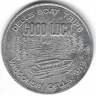 Wisconsin Dells, WI Good Luck Token