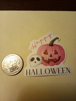 Halloween Sticker Read Description before bidding