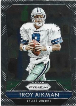 2015 PRIZM TROY AIKMAN CARD