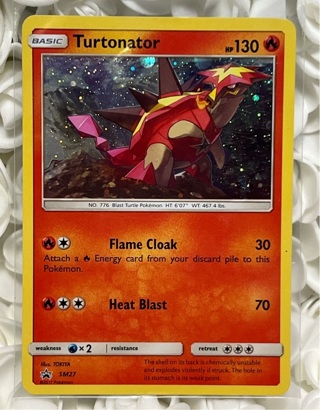 Pokemon TCG Turtonator SM27 Holo 