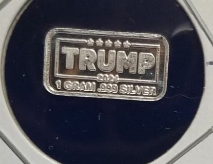 .999 pure fine Silver ☆TRUMP 2024☆ One gram collectible