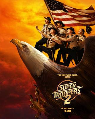 Super Troopers 2 HD MA Movies Anywhere Digital Code Movie Film