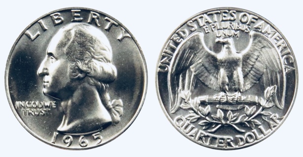 1965 Washington Quarter