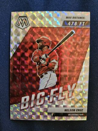 2022 Panini Mosaic Big Fly Mosaic Nelson Cruz Jr.