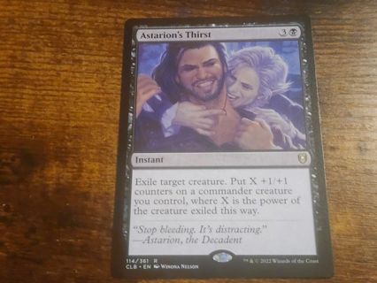 Magic the gathering mtg Astarion Thirst rare card Baldurs Gate