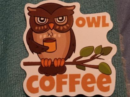 Owl one new nice vinyl lab top sticker no refunds regular mail high quality!