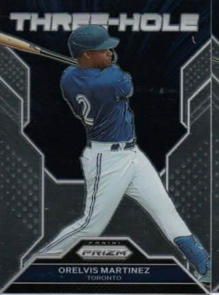 2023 Panini Prizm Orelvis Martinez Three Hole Insert