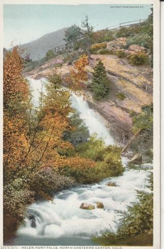 Vintage Unused Postcard: e: Helen Hunt Falls, N Cheyenne Canton, CO