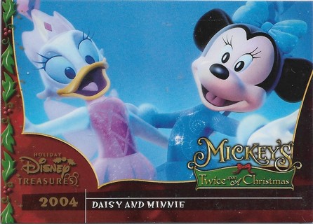 2004 Disney Holiday Treasures #HT44 Daisy and Minnie