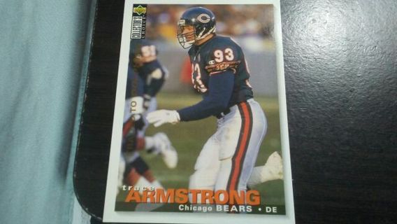 1994 UPPER DECK COLLECTORS CHOICE TRACE ARMSTRONG CHICAGO BEARS FOOTBALL CARD# 295