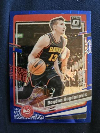 2023-24 Donruss Optic Blue Velocity Bogdan Bogdanovic