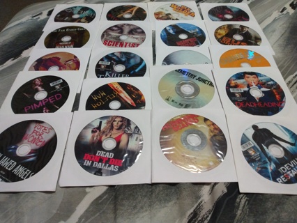 Huge Lot of 40 DVD movies ( DVD Discs Only)