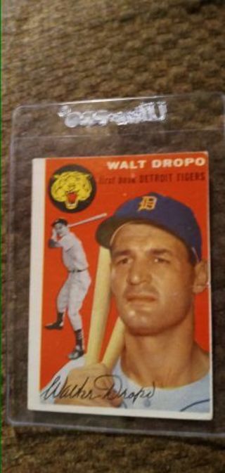 1954 Topps Walt Dropo Detroit Tigers