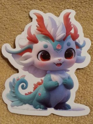 New Cute one vinyl sticker no refunds regular mail only Very nice quality!