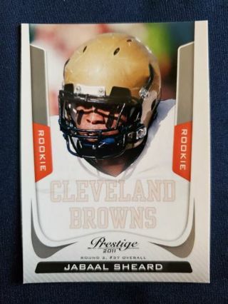 2011 Panini Prestige Rookie Jabaal Sheard