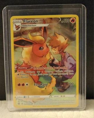 Flareon TG01/TG30 - Brilliant Stars - Trainer Gallery Holo Pokemon Card NM