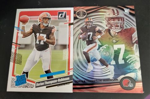 2023 Dorian Thompson-Robinson rookie cards Cleveland Browns