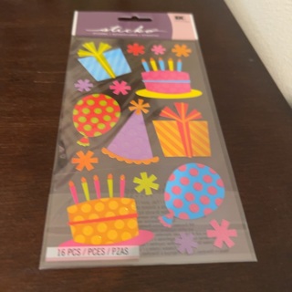 Sticko birthday stickers 