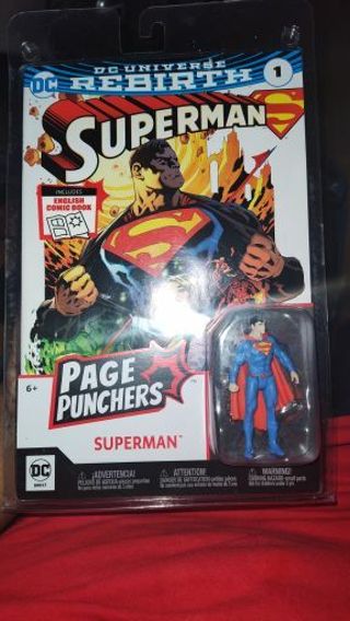 McFarlane Toys DC Comics Page Punchers SUPERMAN 3” Action Figure and Comic