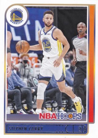 Stephen Curry 2021-22 Panini NBA Hoops Golden State Warriors