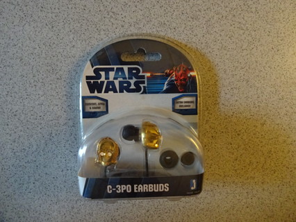 NISP Star Wars C-3PO Head Earbud Headphones