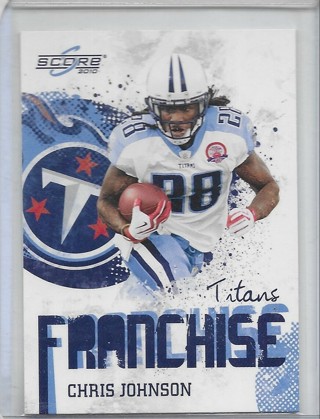 Chris Johnson 2010 Score Franchise #11