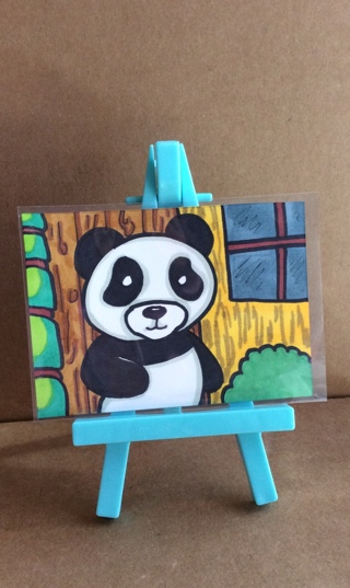 My Panda Home original drawing aceo