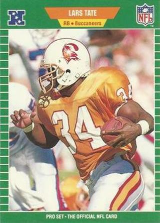 Tradingcard - NFL - 1989 Pro Set #418 - Lars Tate RC - Tampa Bay Buccaneers