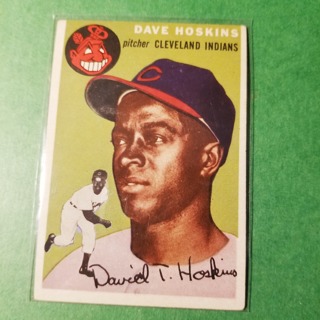 1954 - TOPPS BASEBALL CARD NO. 81 - DAVE HOSKINS - INDIANS