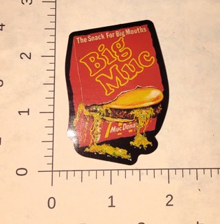 Big Muc Funny Snack Vinyl Decal Sticker -Laptop - Scrapbook - Craft