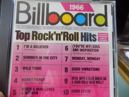 1966 Billboard Top Rock and roll hits CD