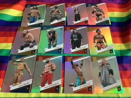 Large WWE Collectible Wrestling Cards You Get Them All 