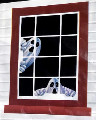 HALLOWEEN WINDOW COVER DECORATION 30 INCH X 48 INCH USE YOUR OWN TAPE STYLE 16