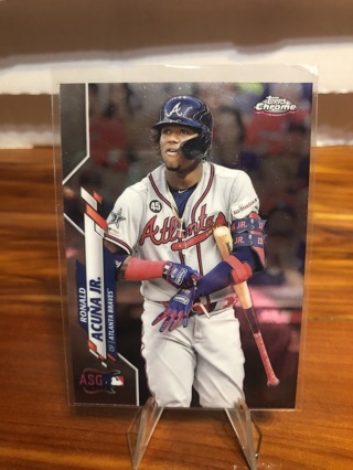 Ronald Acuna Jr 2020 Topps Chrome Update ASG #U-75