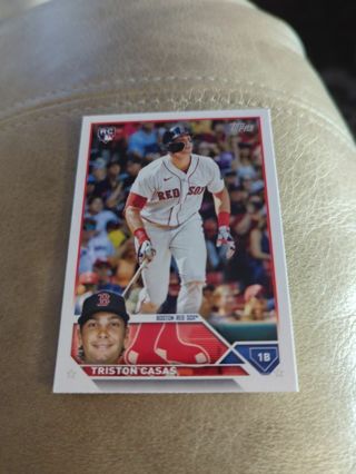 2023 Topps #92 Triston Casas Rookie RC Boston Red Sox