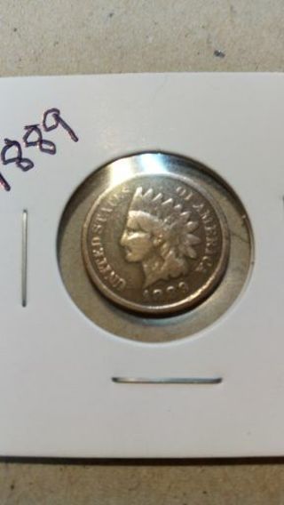 1889- INDIAN HEAD PENNY -VF...HIGH BIDDER WINS