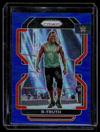 2022 Panini Prizm WWE R-Truth Blue Prizm #d /199 