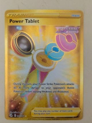 Power tablet 281/264 secret rare holo nm pokemon