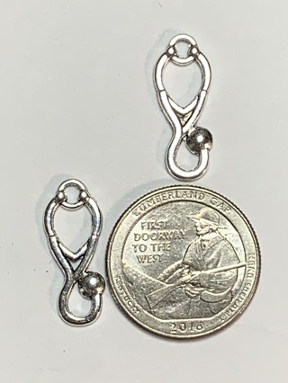 MEDICAL CHARMS~#10~SILVER~SET OF 2 CHARMS~FREE SHIPPING!