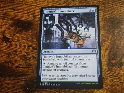 Magic the gathering mtg Tamiyos immobilizer Phyrexia All Will be one