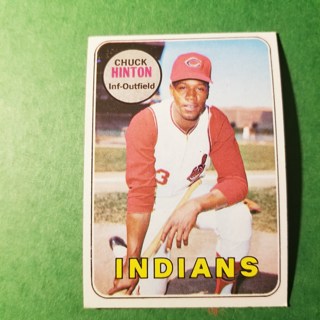 1969 - TOPPS BASEBALL CARD NO. 644 - CHUCK HINTON - INDIANS