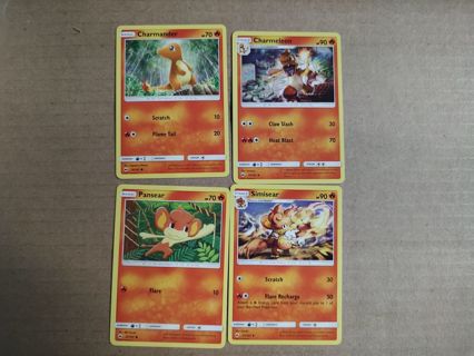 Pokemon Burning Shadows Fire Cards